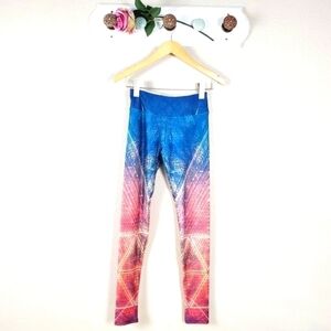 Society6 Spandex Multicolor Lines Legging